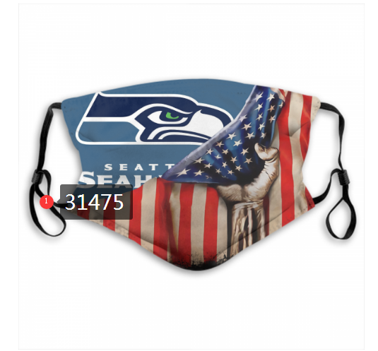 NFL 2020 Seattle Seahawks 111 Dust mask with filter
